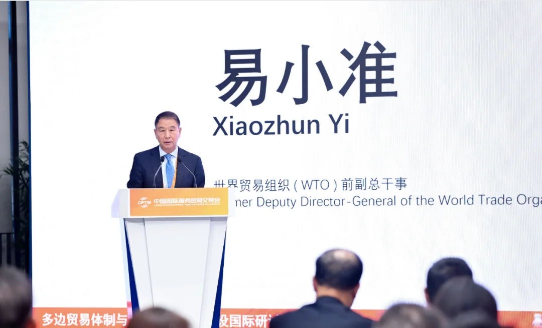 世界贸易组织（WTO）前副总干事易小准先生